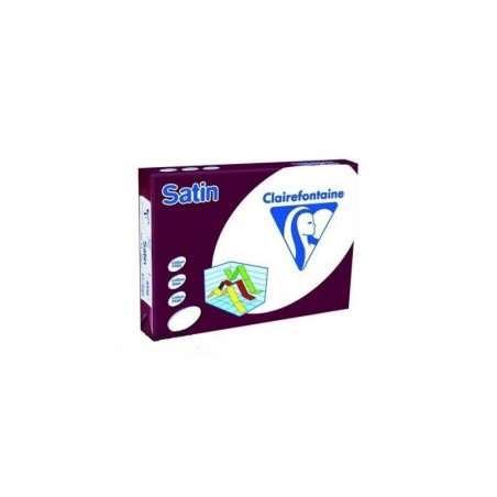 Lot de 5 Ramettes de papier Clairalfa SATIN A4 80g/m² 500 feuilles