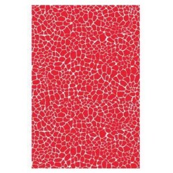 Paquet de 20 feuilles de papier de serviettage Décopatch Rouge-Orange 