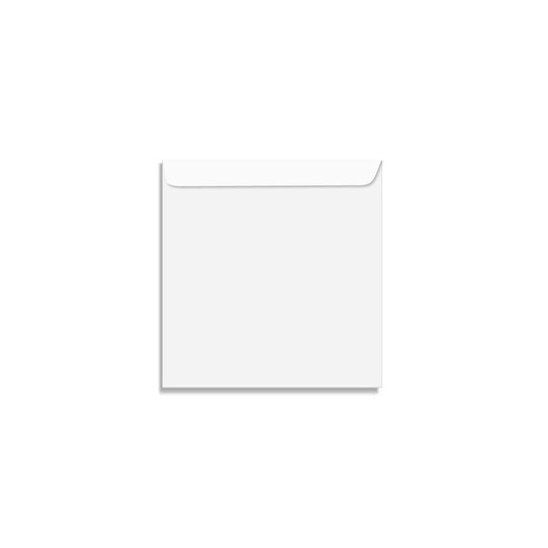  250 Enveloppes Blanches Open System Directo 225x225 mm 90g/m² sans fenêtre 