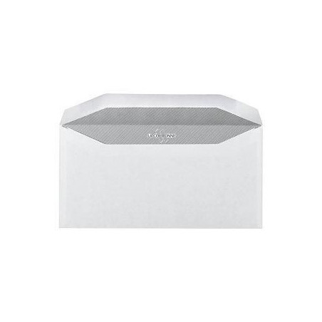  1000 Enveloppes patte trapèze gommée YENER 115x230 mm 80g/m² Sans fenêtre 