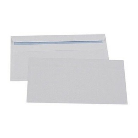  500 Enveloppes Blanches GPV 110 x 220 mm 90g/m² avec fenêtre 