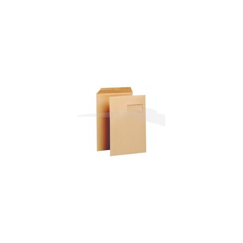  500 Pochettes Kraft écru Unipapel 70g format (130x180) mm (pour paie) 