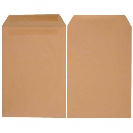  250 Pochettes Kraft Blond Satiné 72 g/m² format (380x450) mm 
