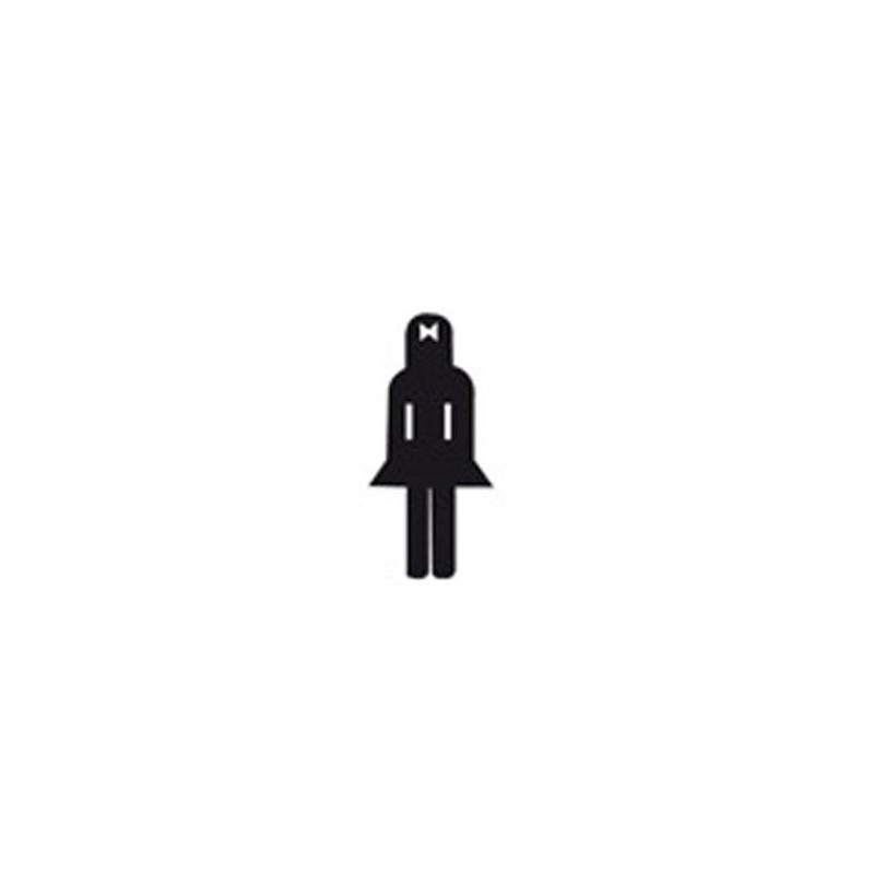  Étiquette de signalisation / Femme 114x114 mm 