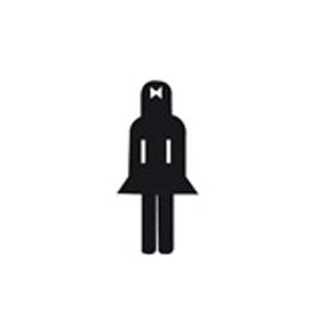  Étiquette de signalisation / Femme 114x114 mm 