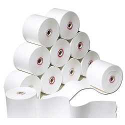  Lot de 10 Rouleaux pour Caisse enregistreuse 70mm x 70m 