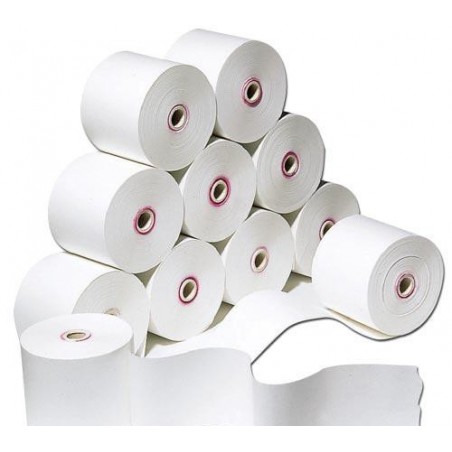  Lot de 10 Rouleaux pour Caisse enregistreuse 75mm x 55m 
