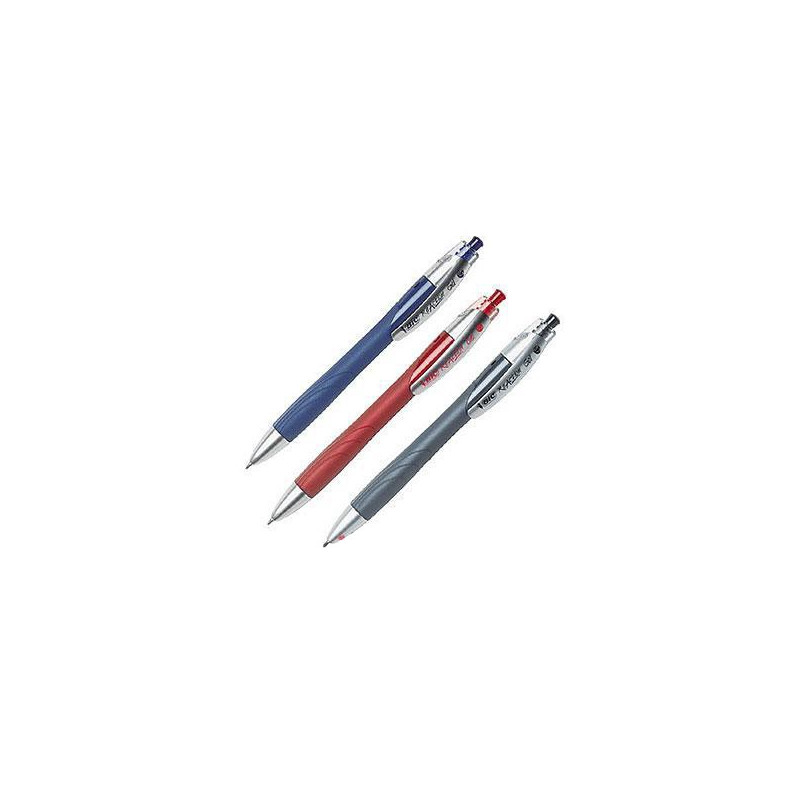  boite de 36 stylos encre Gel BIC ReAction couleurs assorties Noir/Bleu 