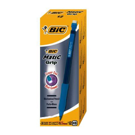 Boite de 12 Porte-mines BIC Matic Grip 0.5