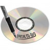  Pochette de 3 Marqueurs permanents BIC pour CD / DVD+1 gratuit (Couleurs assorties) 