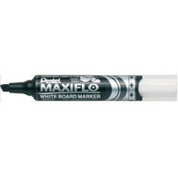  2 Marqueurs pour tableaux PENTEL Maxiflo + Brosse (Ass: 2 coul) 