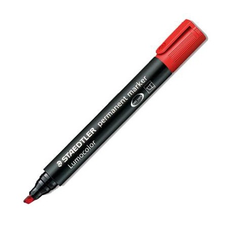 Pochette de 4 Marqueurs permanents Lumocolor STAEDTLER Pointe ogive (Ass)