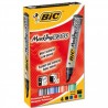 Boite de 4 marqueurs Permanents BIC 2300 Chisel (4 couleurs Assorties)