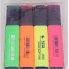  Pochette de 4 fluorescents STA pointe bizeautée (Ass: 4 coul) 