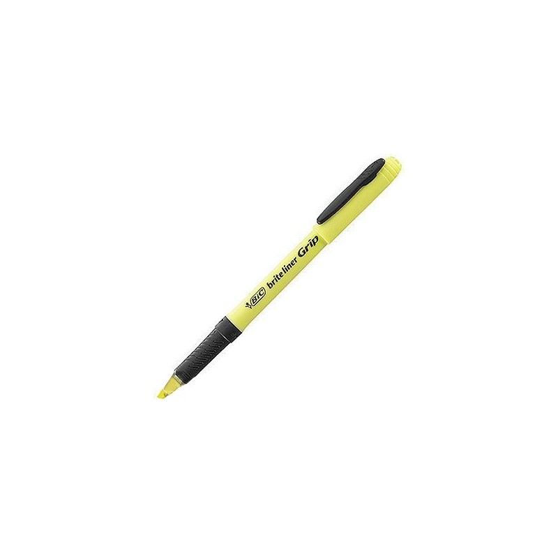  Boite de 12 Surligneurs BIC Brite Liner Grip couleur Coloris au choix 