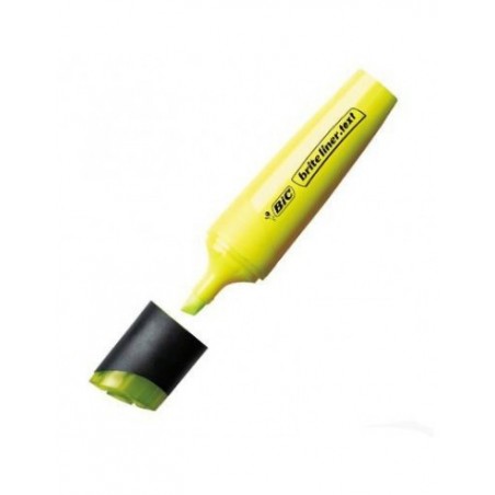  Boite de 12 Surligneurs BIC Brite Liner Text 4 Coloris au choix 