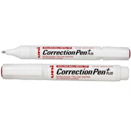  Lot de 12 Stylos Correcteurs pointe plastique micro UNI-BALL 8ml 