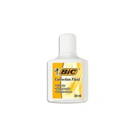  Boite de 12 Flacons correcteurs 20ml BIC 