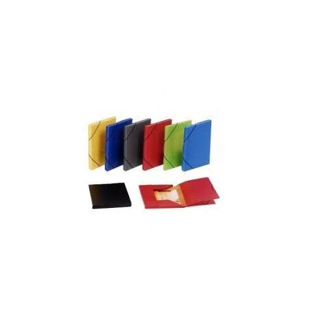  Lot de 20 Chemises à rabats polypro SICLA A4 avec élastiques Dos extensible 