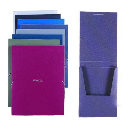  Lot de 10 Chemises à rabats en Polypro FOLDERMATE Format A4 Coul Assorties 
