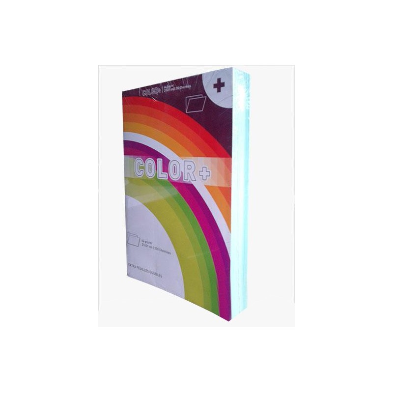  Paquet de 250 sous-chemises Color + 64 g/m² 21 x 31 cm Coloris au choix 