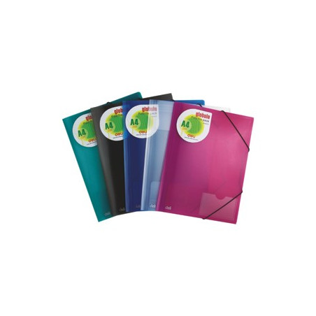  Lot de 20 Chemises à rabats DELI en polypropylène Col assorties 