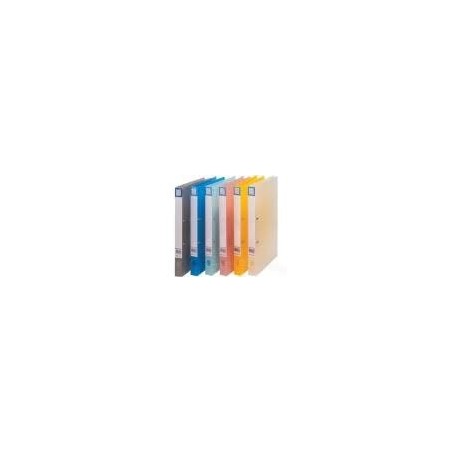  Lot de 5 Classeurs Kinary en polypro à 4 Anneaux Dos 35 mm Col au choix 