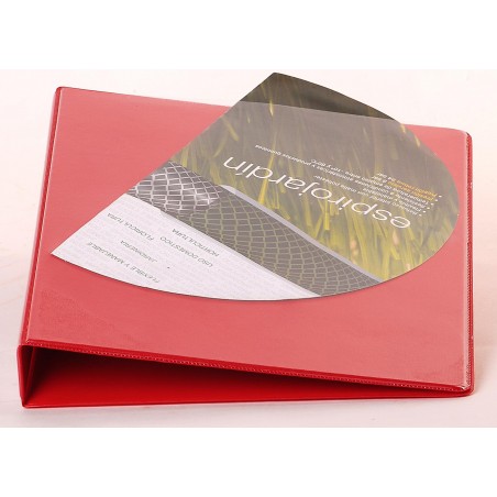  Lot de 5 Classeurs PVC SICLA A4 à 2 Anneaux en D dos 4 cm ( 10 Coul au choix) 