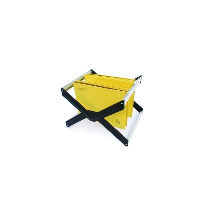  Porte dossiers suspendus compact pour 20 dossiers en métal 