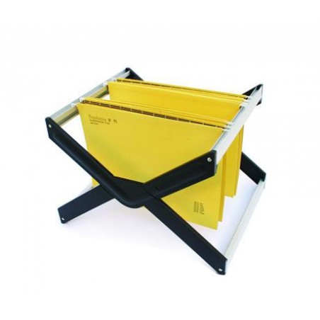  Porte dossiers suspendus compact pour 20 dossiers en métal 