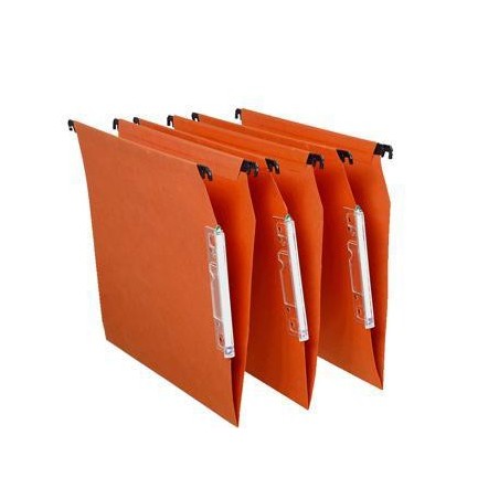  Lot de 25 Dossiers suspendus Kraft orange SICLA 330 (pour Armoire) 