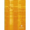  Cahier Clairefontaine à spirales petits carreaux 224p 21x29,7 cm (4 Coloris au choix) 