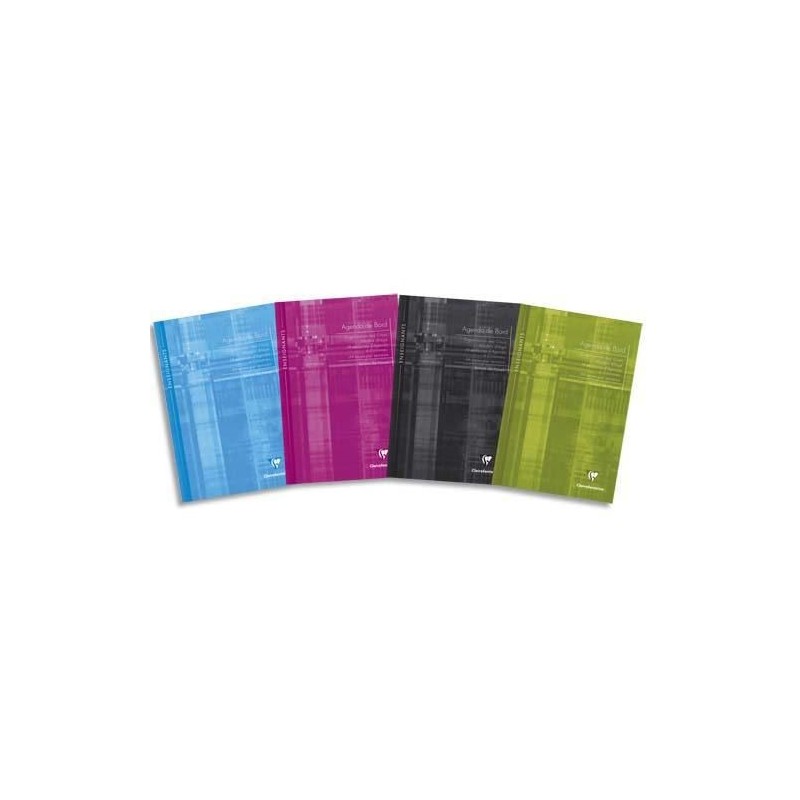  Lot de 10 cahiers piqués CLAIREFONTAINE 96 pages 14,8 x 21 cm 90g/m² Coloris assorties 