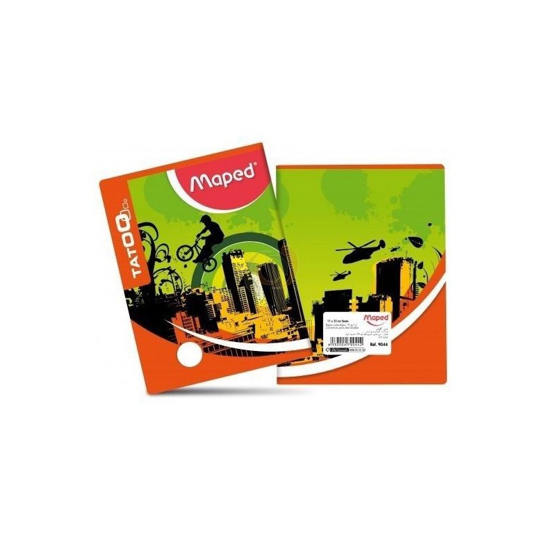  Lot de 10 cahiers MAPED 384 pages 17 x 22 cm 72g/m² 
