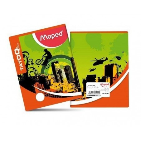  Lot de 10 cahiers MAPED 384 pages 17 x 22 cm 72g/m² 