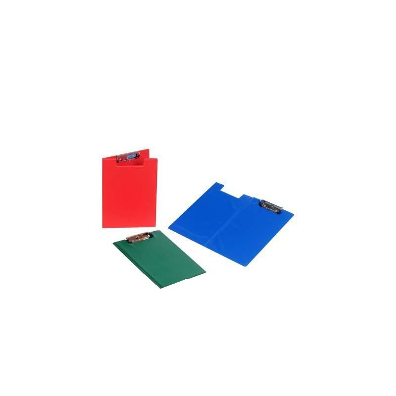  Lot de 5 Porte-blocs Doubles à Rabat A4 SICLA en Simili Coloris au choix 