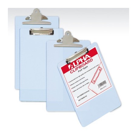  Porte blocs Pull Type en Acrylique A4 Alpha Bleu Clair 