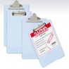  Porte blocs Pull Type en Acrylique A4 Alpha Bleu Clair 