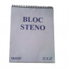  Lot de 5 Bloc-notes Steno à spirale Format 21x27 cm 