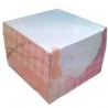  Lot de 6 Bloc-cube 95 x 95 x 95 mm Blanc 500 feuillets 