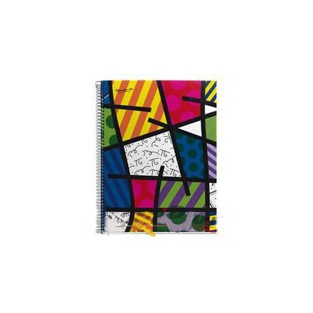  Bloc-note MIQUELRIUS Britto 140 pages A5 70g/m² petits carreaux 