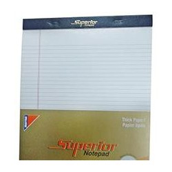  Lot de 6 Bloc-notes MINTRA Superior 50 pages Format A4 