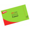  Lot de 12 blocs de 100 notes repositionnables APLI 75X125mm 4 coloris au choix Neon 