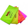  Lot de 10 notes repositionnables fluos Info-notes 125x75 mm 4 couleurs au choix 