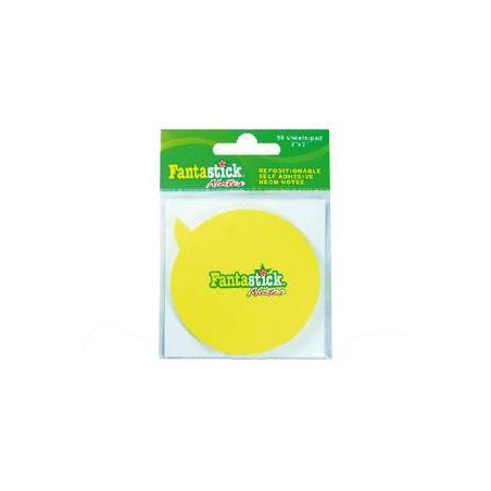  Lot de 12 blocs de 50 notes repositionnables Fluor Speech Fantastick 