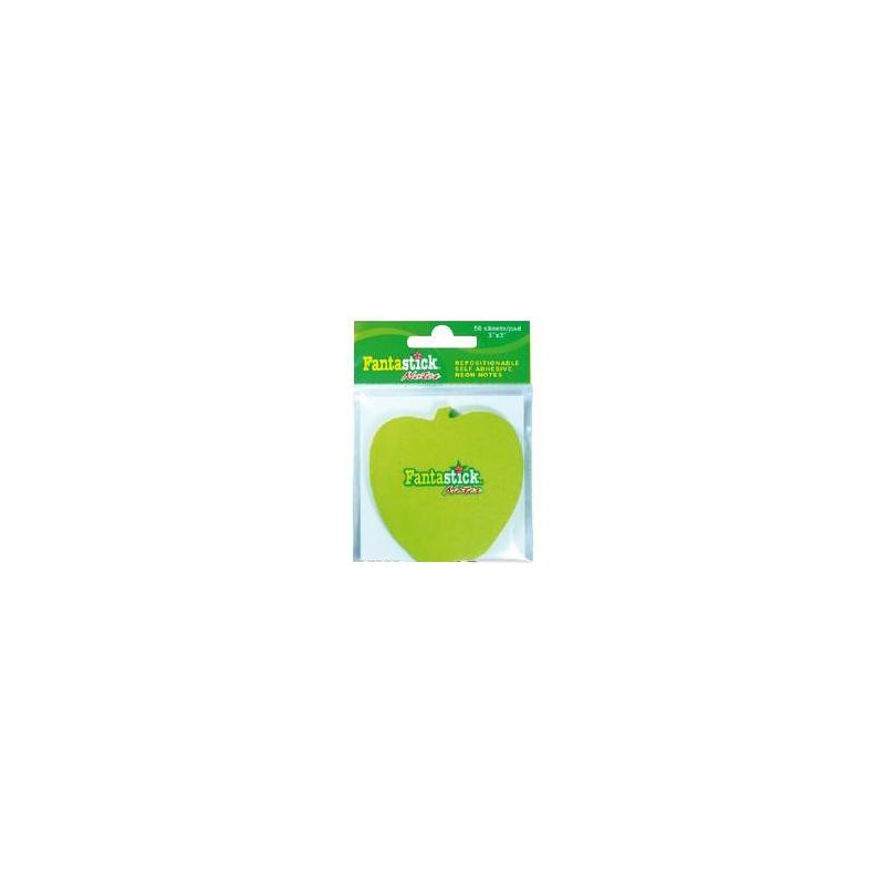  Lot de 12 blocs de 50 notes repositionnables Fluor Apple Fantastick 