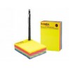  Bloc de 280 notes repositionnables Fantastick 76x101 mm avec bouchon stylo 7 Coul assorties 