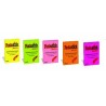  Lot de 12 notes repositionnables Fantastick Fluorescentes 50.8x67.2 mm (5 Coloris au choix) 