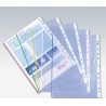  Paquet de 100 Pochettes perforées avec ATLAS A4 80 Microns (onglets 5 coloris au choix) 