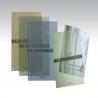  Lot de 12 Pochettes coins transparentes A4 ATLAS en polypro 